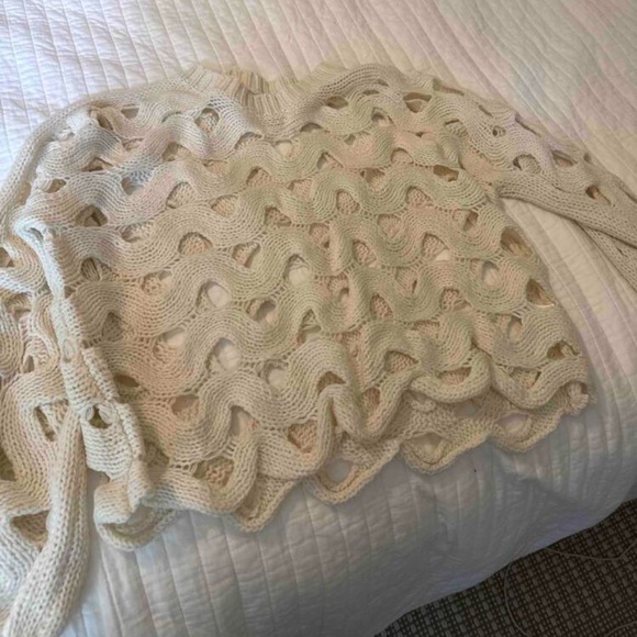 Cream Knit Sweater #holidays #winter - Picture 6 of 7
